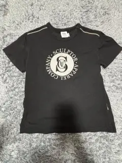 SCULPTOR Tシャツ ブラック M 短丈
