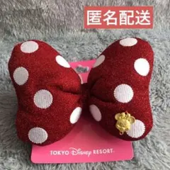 ディズニー ミニーちゃん 水玉 リボン ヘアゴム ヘアピン