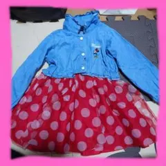 BABYDOLL ワンピース ミニー ディズニー 長袖 可愛い 女の子 90