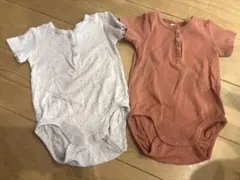 H&M ベビー ロンパース 2枚セット