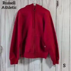 2000年代 Russell Athletic ジップアップパーカー 無地