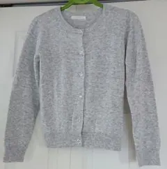 ⭐美品⭐kahaビジュー付きグレー長袖カーディガン