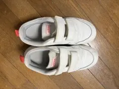 adidas キッズスニーカー ホワイト21cm