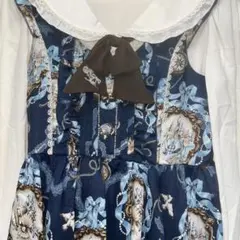 axes femme kawaii ディズニーファンタジアワンピース（ブラック