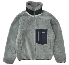 11aw パタゴニア レトロX カーディガン グレー/ブラック S