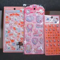 ハローキティ タイルシール　ボンボンドロップシール　ウォーターシール