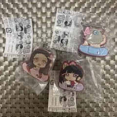 鬼滅の刃キャラばんちょうこう　ヘアクリップ　竈門禰豆子　嘴平伊之助　栗花落カナヲ