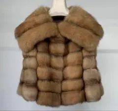 ふわふわ ロシアンセーブル ヤーン ベスト レディース リアルファー 2025年最新】ロシアンセーブルベストの人気アイテム - メルカリ