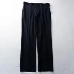ビンテージ古着00s とろみ ドレープ トラッド ドレス 黒 ワイドスラックスのサムネイル