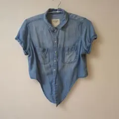 Abercrombie & Fitch デニムシャツ 半袖のサムネイル