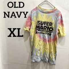 値下げ歓迎 OLD NAVY スーパーマリオ タイダイTシャツ 【XL】 半袖