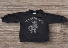 devirock デビロック　恐竜　ブラック　トレーナー 80cm