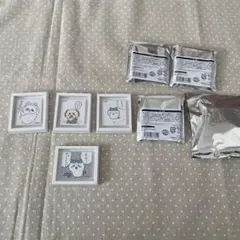 ちいかわフレームマグネットコレクション ハチワレ モモンガ シーサー 4点セット