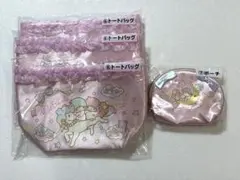 リトルツインスターズ キキララ 一番くじ トートバッグ ポーチ