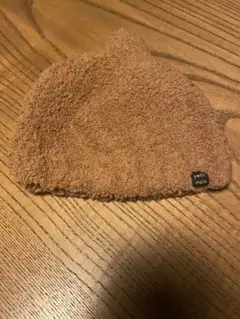 petit main ブラウンニット帽　46センチ