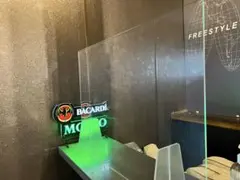 아크릴 물보라 방지 칸막이 투명 칸막이판 [2개 세트]