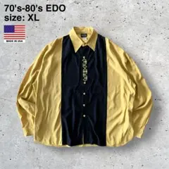 70's-80's USA製　EDO ヴィンテージレーヨンシャツ