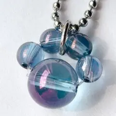 天然石　コスモオーラ　肉球キーホルダー 浄化　パワーストーン