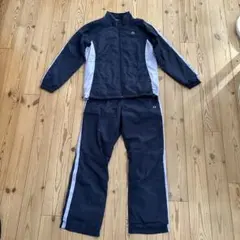 ネイビー ジャージ上下セット