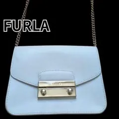 メ*6様 FURLA　フルラ メトロポリス　白　袋付き　ショルダーバッグ