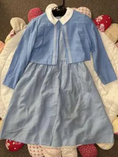 値下げ！卒服　150 familiar 半袖ワンピース　ボレロ