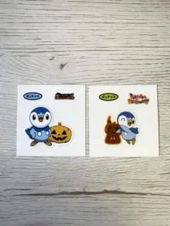 ポケモン デコキャラシール　ハロウィン　ポッチャマ