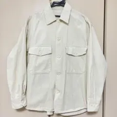 春服 大幅値下 美品 GU コーデュロイ C P O シャツ M セットアップ