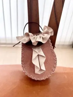 ハンドメイド レザー 小物入れ