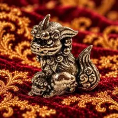 白銀神獣・天翔狛犬 神獣降臨 邪気祓い 金運招来 特級呪物 曰く付き