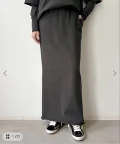 アパルトモン　【AMERICANA/アメリカーナ】 SWEAT SKIRT