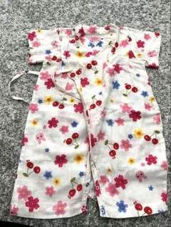 新品未使用　ミキハウス　ホットビスケッツ　ロンパース　甚平　70 80 女の子