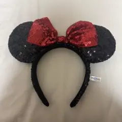 ミニーマウス スパンコールカチューシャ