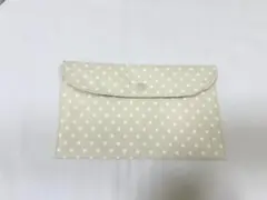 マスクケース マルチケース 通帳ケース ハンドメイド 水玉模様