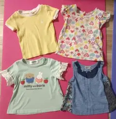 5点セット つなぎ1点+トップス4枚 まとめ売り 80のサムネイル