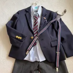 120cm ネイビー ブレザー セット