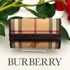 新品未使用】BURBERRY バーバリー 5連 キーケース ノバチェック - メルカリ