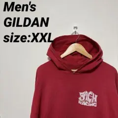 GILDAN ギルダンス ウェット トレーナー パーカー XXL 赤