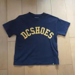 DC SHOE ロゴ Tシャツ 130 ネイビー 綿100%