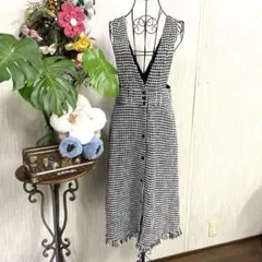 オーバーオール 黒 ブラック