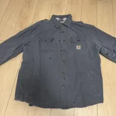 Carhartt グレー ボタンアップシャツ