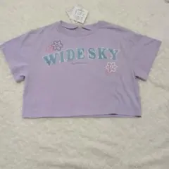 新品 WIDE SKY Tシャツ ラベンダー 140