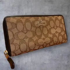 COACH コーチ 長財布 ラウンドファスナー