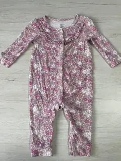 ギャップ　花柄ロンパース　6-12M