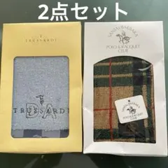 TRUSSARDI とポロ&ラケットクラブ　　タオルハンカチ 2枚セットのサムネイル