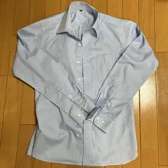 無印良品 ボタンダウンドレスシャツ Mサイズ 青色