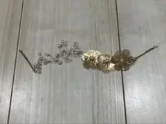 【アネモネ】メタルフラワー×パールバインヘッドドレス