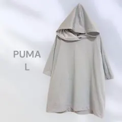 PUMA 푸마 후드가있는 반팔 컷소우 로고 마크 캐주얼 스포츠