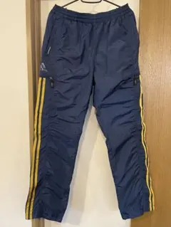 アディダス トラックパンツ ネイビー イエロー【Ｍ（XL相当）】 アディダス adidas トラックパンツ ジャージ ネイビー