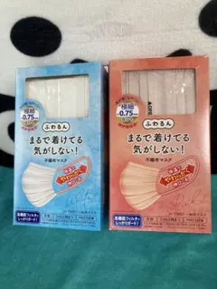 ふわるんマスク ホワイト・ピンク30枚入り2箱セット