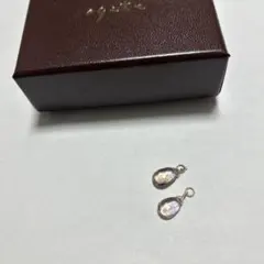 アガット！ドロップチャーム ピアス用 2個セット - メルカリ